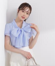 PROPORTION BODY DRESSING | チューリップ袖リボンブラウス / 1216110411(シャツ/ブラウス)