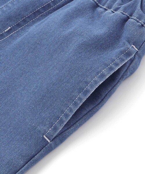 SLAP SLIP(スラップスリップ)の「裾レースウエストフリル7分丈デニムニットパンツ(80~130cm)(その他パンツ・キッズ・ブルー/ネイビー・120cm/130cm/80cm/110cm/90cm/100cm)」の16枚目の写真