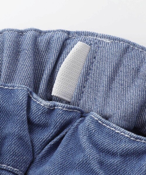 SLAP SLIP(スラップスリップ)の「裾レースウエストフリル7分丈デニムニットパンツ(80~130cm)(その他パンツ・キッズ・ブルー/ネイビー・120cm/130cm/80cm/110cm/90cm/100cm)」の20枚目の写真