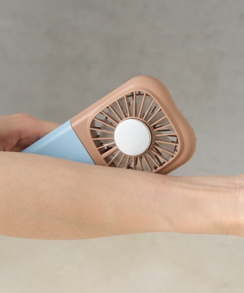 SAHIR（サヒール）の「【SAHIR サヒール】6way handy fan　冷却プレート付（生活家電・レディース・ブラウン/アイボリー/イエロー/ミント/ピンク・0）」の6枚目の写真