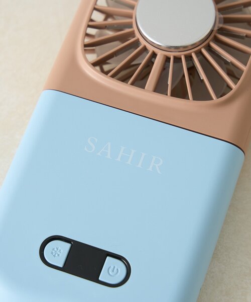 SAHIR（サヒール）の「【SAHIR サヒール】6way handy fan　冷却プレート付（生活家電・レディース・ブラウン/アイボリー/イエロー/ミント/ピンク・0）」の11枚目の写真