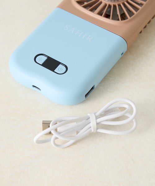 SAHIR（サヒール）の「【SAHIR サヒール】6way handy fan　冷却プレート付（生活家電・レディース・ブラウン/アイボリー/イエロー/ミント/ピンク・0）」の16枚目の写真