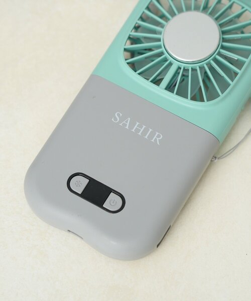 SAHIR(サヒール)の「【SAHIR サヒール】6way handy fan 冷却プレート付ハンディファン(生活家電・レディース・ブラウン/アイボリー/イエロー/ミント/ピンク・0)」の10枚目の写真