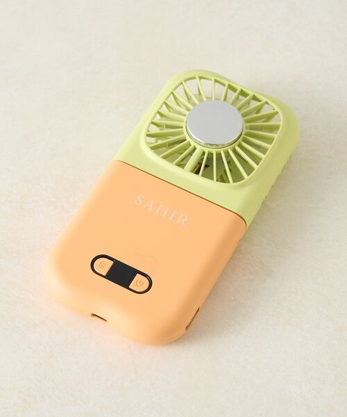 SAHIR(サヒール)の「【SAHIR サヒール】6way handy fan 冷却プレート付ハンディファン(生活家電・レディース・ブラウン/アイボリー/イエロー/ミント/ピンク・0)」の16枚目の写真