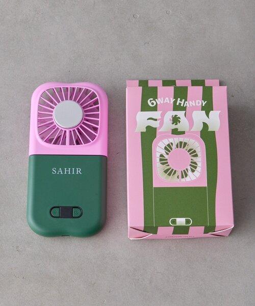 SAHIR(サヒール)の「【SAHIR サヒール】6way handy fan 冷却プレート付ハンディファン(生活家電・レディース・ブラウン/アイボリー/イエロー/ミント/ピンク・0)」の20枚目の写真