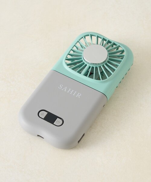 SAHIR(サヒール)の「【SAHIR サヒール】6way handy fan 冷却プレート付ハンディファン(生活家電・レディース・ブラウン/アイボリー/イエロー/ミント/ピンク・0)」の7枚目の写真