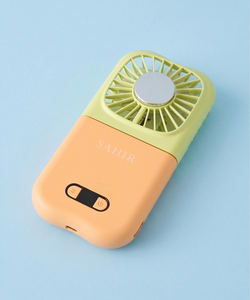 SAHIR(サヒール)の「【SAHIR サヒール】6way handy fan 冷却プレート付ファン(生活家電・レディース・ブラウン/アイボリー/イエロー/ミント/ピンク・0)」の7枚目の写真