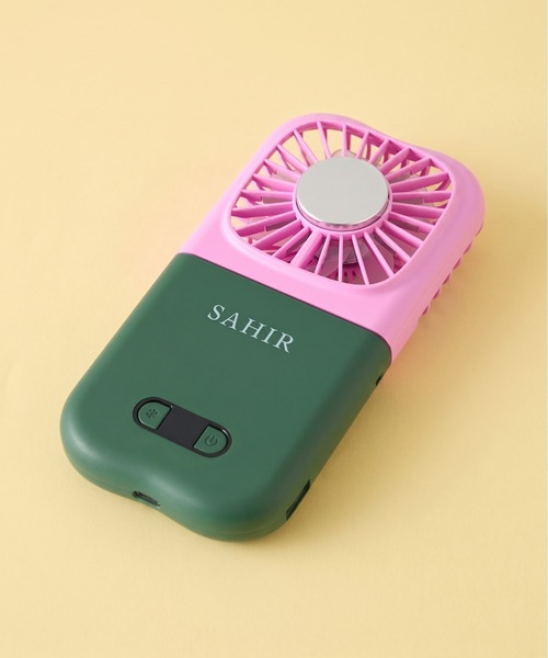 SAHIR(サヒール)の「【SAHIR サヒール】6way handy fan 冷却プレート付ファン(生活家電・レディース・ブラウン/アイボリー/イエロー/ミント/ピンク・0)」の9枚目の写真