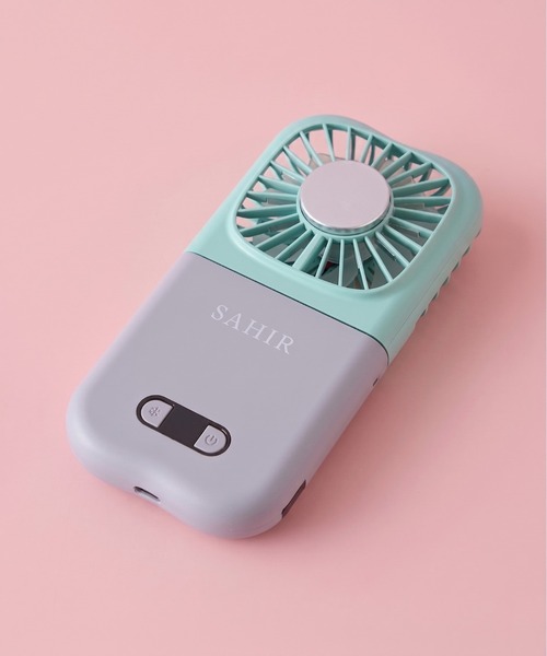 SAHIR(サヒール)の「【SAHIR サヒール】6way handy fan 冷却プレート付ファン(生活家電・レディース・ブラウン/アイボリー/イエロー/ミント/ピンク・0)」の11枚目の写真