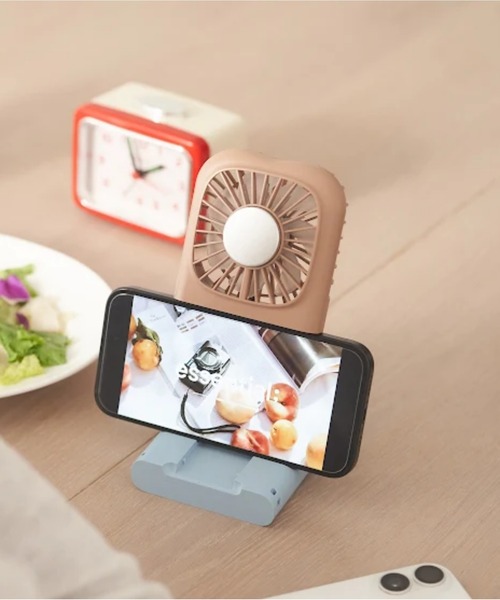 SAHIR（サヒール）の「【SAHIR サヒール】6way handy fan 冷却プレート付ハンディファン（生活家電・レディース・ブラウン/アイボリー/イエロー/ミント/ピンク・0）」の9枚目の写真