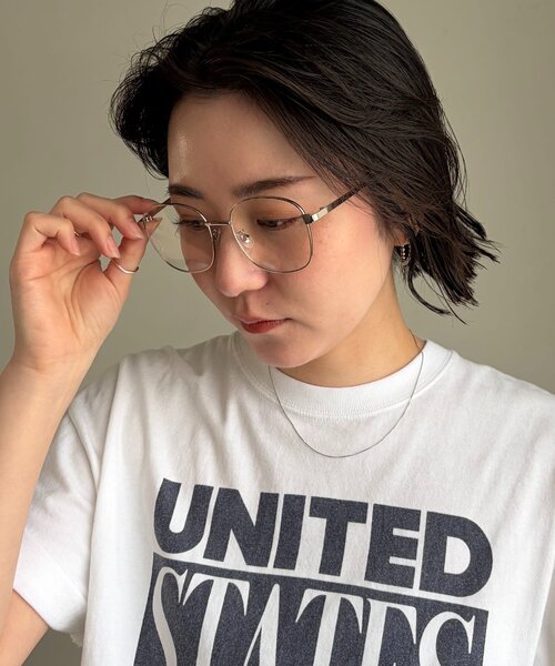 CAPRICIEUX LE'MAGE（カプリシューレマージュ）の「ウェリントンメガネ（サングラス・レディース・シルバー/ゴールド・FREE）」の3枚目の写真