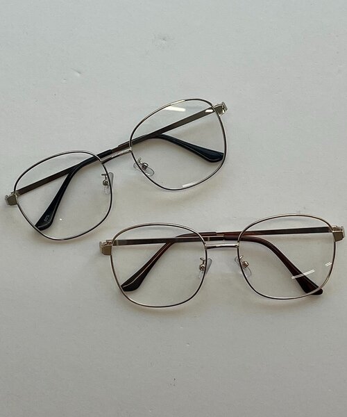 CAPRICIEUX LE'MAGE（カプリシューレマージュ）の「ウェリントンメガネ（サングラス・レディース・シルバー/ゴールド・FREE）」の4枚目の写真