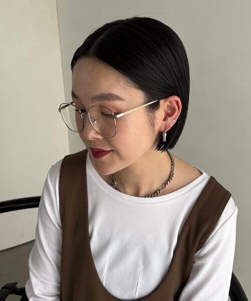 CAPRICIEUX LE'MAGE（カプリシューレマージュ）の「ウェリントンメガネ（サングラス・レディース・シルバー/ゴールド・FREE）」の14枚目の写真