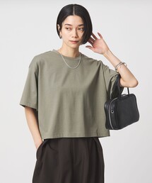 <スタイリスト兵藤千尋さんコラボ>クロップド ワイド Tシャツ UVカット
