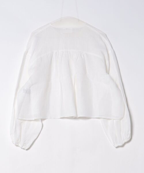 Bshop（ビショップ）の「enrica | リネンブラウス NATURAL（シャツ/ブラウス・レディース・Nat・F）」の2枚目の写真