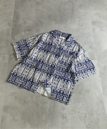 MANYMENMANYMINDS / レーヨン総柄シャツ/バティック/ネイティブ