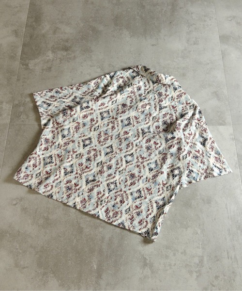 many men many mind（メニーメンメニーマインド）の「MANYMENMANYMINDS / レーヨン総柄シャツ/バティック/ネイティブ（シャツ/ブラウス・メンズ・ブラック/ブルー/サックスブルー/グリーン・LARGE/MEDIUM）」の10枚目の写真