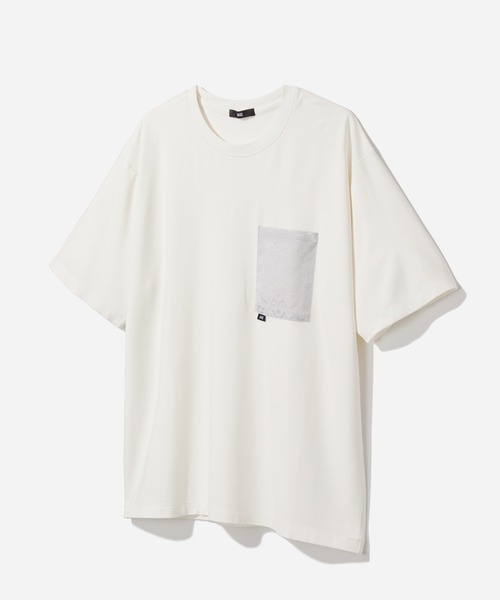 HARE(ハレ)の「【接触冷感】ジャガードポケットロゴカット(HARE)(Tシャツ/カットソー・メンズ・ブラック/グレー/ホワイト・SMALL/MEDIUM)」の2枚目の写真