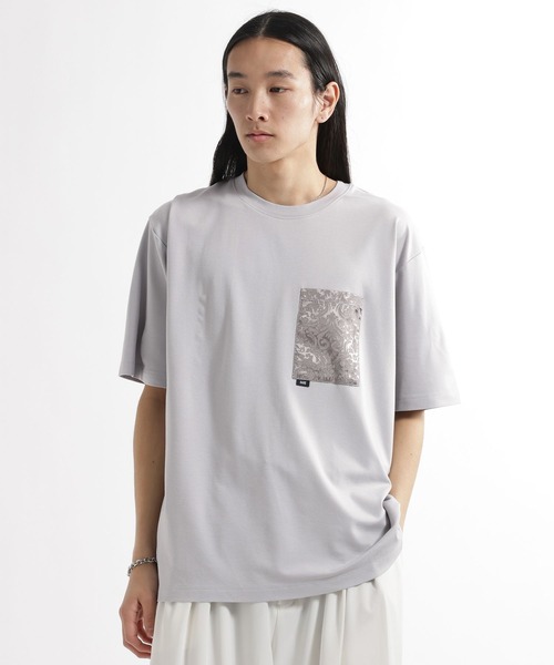 HARE(ハレ)の「【接触冷感】ジャガードポケットロゴカット(HARE)(Tシャツ/カットソー・メンズ・ブラック/グレー/ホワイト・SMALL/MEDIUM)」の20枚目の写真