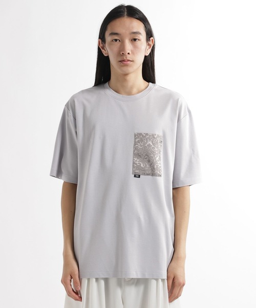 HARE(ハレ)の「【接触冷感】ジャガードポケットロゴカット(HARE)(Tシャツ/カットソー・メンズ・ブラック/グレー/ホワイト・SMALL/MEDIUM)」の22枚目の写真