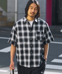 <接触冷感・イージーケア>マルチファンクショナル ビッグシルエット アソート レギュラーカラー 半袖シャツ【THE CRAFT CREW PRODUCTS】