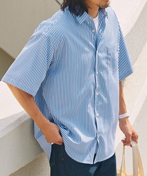 THE CRAFT CREW PRODUCTS | <接触冷感・イージーケア>マルチファンクショナル ビッグシルエット アソート レギュラーカラー 半袖シャツ【THE CRAFT CREW PRODUCTS】(シャツ/ブラウス)
