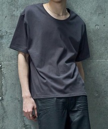 LANDNESS（ランドネス）の「【LANDNESS/ランドネス】COMPACT U-NECK SHORT SLEEVE TEE/コンパクトUネックショートスリーブTEE（Tシャツ/カットソー）」