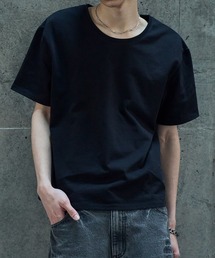 LANDNESS（ランドネス）の「【LANDNESS ランドネス】COMPACT U-NECK SHORT SLEEVE TEE コンパクトUネックショートスリーブTEE（Tシャツ/カットソー）」