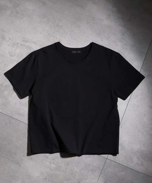 LANDNESS(ランドネス)の「【LANDNESS/ランドネス】COMPACT U-NECK SHORT SLEEVE TEE/コンパクトUネックショートスリーブTEE(Tシャツ/カットソー・メンズ・ホワイト/ダークグレー/ブラック・M/S/L)」の4枚目の写真