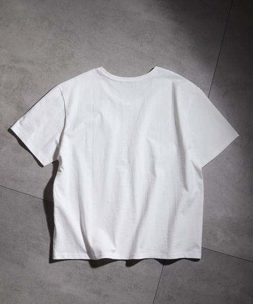 LANDNESS(ランドネス)の「【LANDNESS/ランドネス】COMPACT U-NECK SHORT SLEEVE TEE/コンパクトUネックショートスリーブTEE(Tシャツ/カットソー・メンズ・ホワイト/ダークグレー/ブラック・M/S/L)」の8枚目の写真