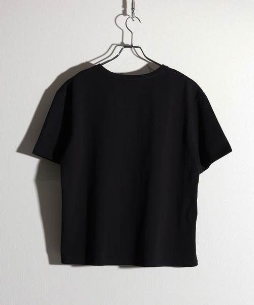 LANDNESS(ランドネス)の「【LANDNESS/ランドネス】COMPACT U-NECK SHORT SLEEVE TEE/コンパクトUネックショートスリーブTEE(Tシャツ/カットソー・メンズ・ホワイト/ダークグレー/ブラック・M/S/L)」の5枚目の写真