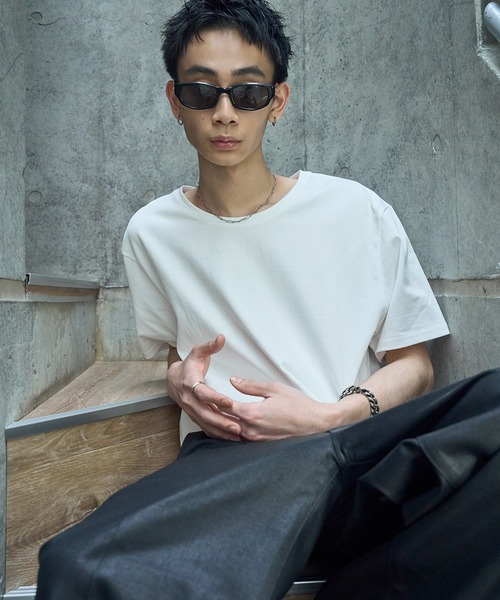 LANDNESS(ランドネス)の「【LANDNESS/ランドネス】COMPACT U-NECK SHORT SLEEVE TEE/コンパクトUネックショートスリーブTEE(Tシャツ/カットソー・メンズ・ホワイト/ダークグレー/ブラック・M/S/L)」の14枚目の写真