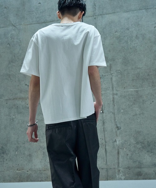 LANDNESS(ランドネス)の「【LANDNESS/ランドネス】COMPACT U-NECK SHORT SLEEVE TEE/コンパクトUネックショートスリーブTEE(Tシャツ/カットソー・メンズ・ホワイト/ダークグレー/ブラック・M/S/L)」の17枚目の写真