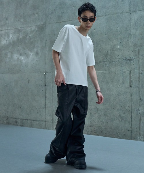 LANDNESS(ランドネス)の「【LANDNESS/ランドネス】COMPACT U-NECK SHORT SLEEVE TEE/コンパクトUネックショートスリーブTEE(Tシャツ/カットソー・メンズ・ホワイト/ダークグレー/ブラック・M/S/L)」の21枚目の写真