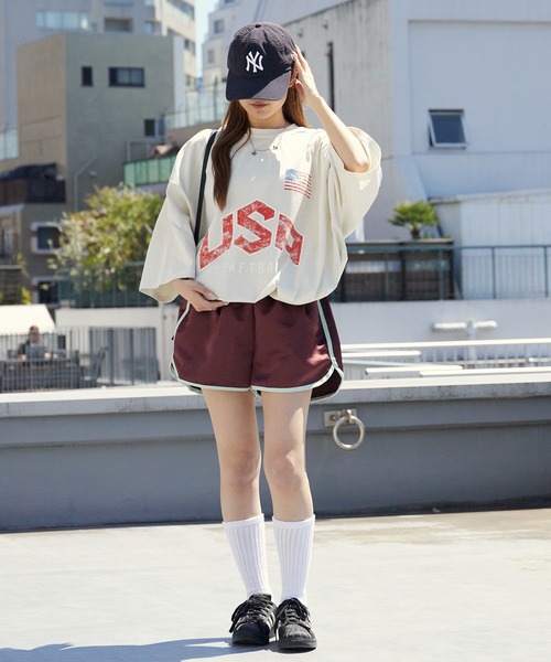 Chick(チック)の「Side Line Easy-Fit Shorts / サイドライン イージー仕様 ショートパンツ 秋 秋服 2026年秋冬(その他パンツ・レディース・ブラウン/ブルー・FREE)」の12枚目の写真