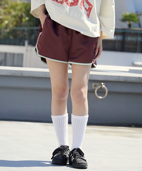 Chick(チック)の「Side Line Easy-Fit Shorts / サイドライン イージー仕様 ショートパンツ 秋 秋服 2026年秋冬(その他パンツ・レディース・ブラウン/ブルー・FREE)」の8枚目の写真