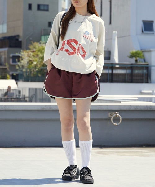 Chick(チック)の「Side Line Easy-Fit Shorts / サイドライン イージー仕様 ショートパンツ 秋 秋服 2026年秋冬(その他パンツ・レディース・ブラウン/ブルー・FREE)」の11枚目の写真