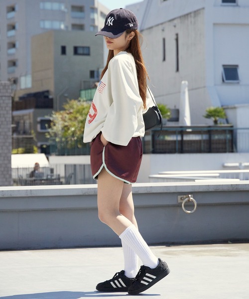 Chick(チック)の「Side Line Easy-Fit Shorts / サイドライン イージー仕様 ショートパンツ 秋 秋服 2026年秋冬(その他パンツ・レディース・ブラウン/ブルー・FREE)」の13枚目の写真