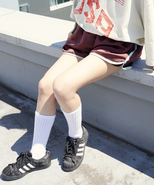 Chick(チック)の「Side Line Easy-Fit Shorts / サイドライン イージー仕様 ショートパンツ 秋 秋服 2026年秋冬(その他パンツ・レディース・ブラウン/ブルー・FREE)」の10枚目の写真