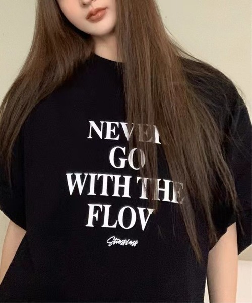 NEW GENTLEMAN(ニュージェントルマン)の「NGWF オーバーサイズ Tシャツ(Tシャツ/カットソー・レディース・ブラック/ホワイト・L/M)」の11枚目の写真