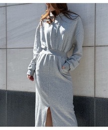 Desert　Rose（デザートローズ）の「【DESERT ROSE/デザートローズ】スウェットフーディーワンピース（ワンピース）」