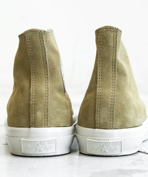 CONVERSE ALL STAR(コンバースオールスター)の「【別注】 <CONVERSE(コンバース)> ∴ SUEDE ALL STAR HI/スニーカー◆(スニーカー・メンズ・オリーブ/ベージュ・6h/10h/9/7h/8h/9h/7/8)」の6枚目の写真