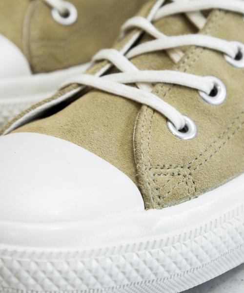 CONVERSE ALL STAR(コンバースオールスター)の「【別注】 <CONVERSE(コンバース)> ∴ SUEDE ALL STAR HI/スニーカー◆(スニーカー・メンズ・オリーブ/ベージュ・6h/10h/9/7h/8h/9h/7/8)」の3枚目の写真