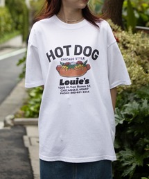 UNIVERSAL OVERALL / HotDog S/S TEE / ホットドッグプリント半袖Tシャツ