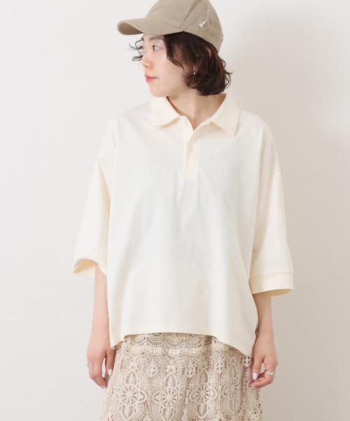 JOURNAL STANDARD LUXE（ジャーナルスタンダード　ラックス）の「スワイジャージプルオーバー（その他トップス・レディース・アイボリー/ブラック・FREE）」の2枚目の写真