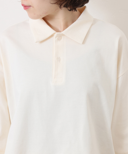 JOURNAL STANDARD LUXE（ジャーナルスタンダード　ラックス）の「スワイジャージプルオーバー（その他トップス・レディース・アイボリー/ブラック・FREE）」の9枚目の写真