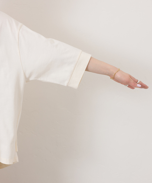 JOURNAL STANDARD LUXE（ジャーナルスタンダード　ラックス）の「スワイジャージプルオーバー（その他トップス・レディース・アイボリー/ブラック・FREE）」の11枚目の写真