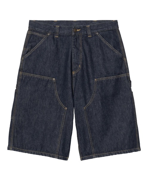Carhartt(カーハート)の「Carhartt WIP/カーハートダブリューアイピー ハーフパンツ ショートパンツ デニム オージーダブルニーショーツ OG Double Knee Short I036590(デニムパンツ・メンズ・ブルー・S/M/L)」の6枚目の写真
