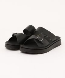 U.S. POLO ASSN.（ユーエスポロアッスン）の「【U.S. POLO ASSN./ユーエスポロアッスン】脱ぎ履き楽々 カジュアルサンダル スライドサンダル 型押しロゴ 韓国ファッション（サンダル）」