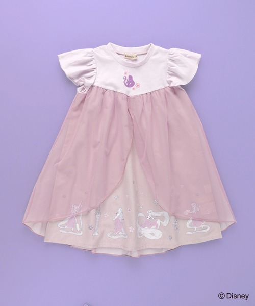 Disney（ディズニー）の「【DisneyCollection/ディズニーコレクション】チュール付きワンピース（ワンピース・キッズ・ラベンダー/サックスブルー・100/90/130/110/120）」の14枚目の写真